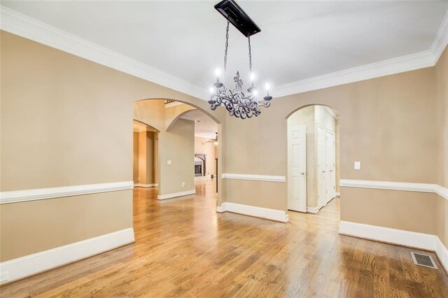 245 Ashley Forest Dr, Fayetteville, GA 30214 - unfurnished room with light wood-style flooring, a ceiling fan, and baseboards