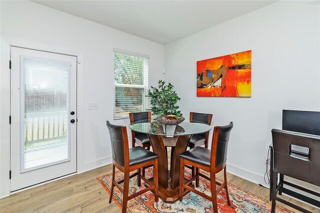1433 Halpern Ln, Kennesaw, GA 30144 - dining space featuring baseboards and light wood-style floors