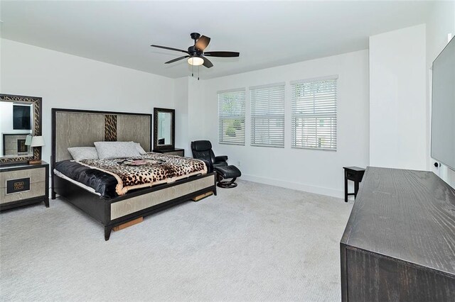 1433 Halpern Ln, Kennesaw, GA 30144 - bedroom featuring baseboards, a ceiling fan, and carpet