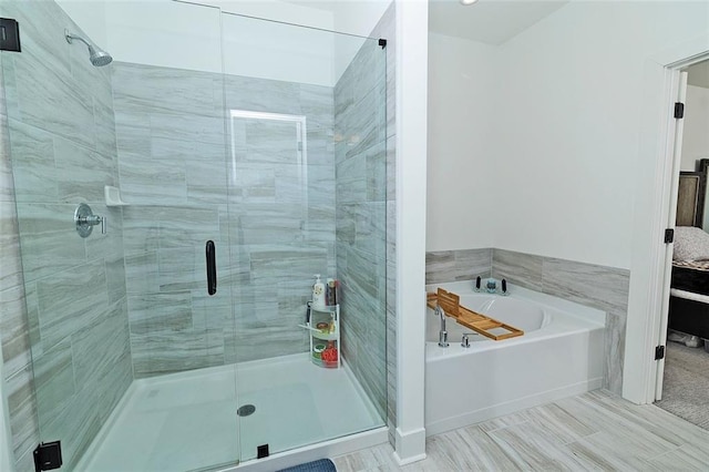 1433 Halpern Ln, Kennesaw, GA 30144 - full bathroom with a stall shower and a garden tub