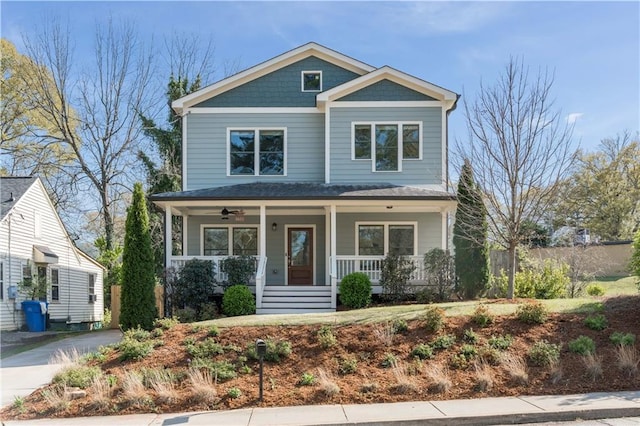 view of front of house featuring a porch
