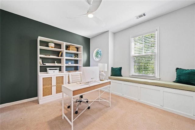 3232 Cates Ave NE, Brookhaven, GA 30319 - office space featuring light carpet and ceiling fan