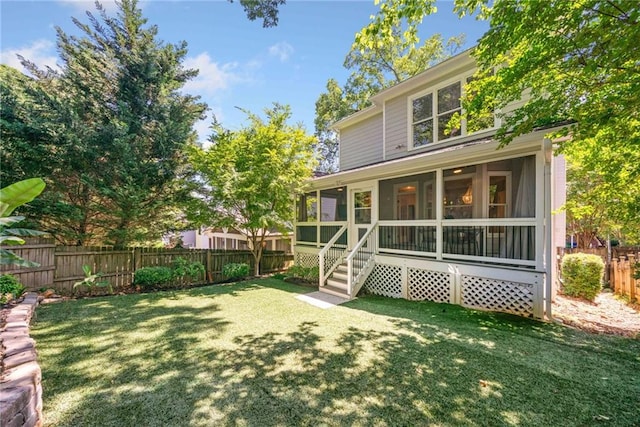 3232 Cates Ave NE, Brookhaven, GA 30319 - back of property with a sunroom