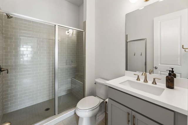 828 Chestnut Pl, Milton, GA 30004 - full bath featuring vanity, toilet, and a shower stall