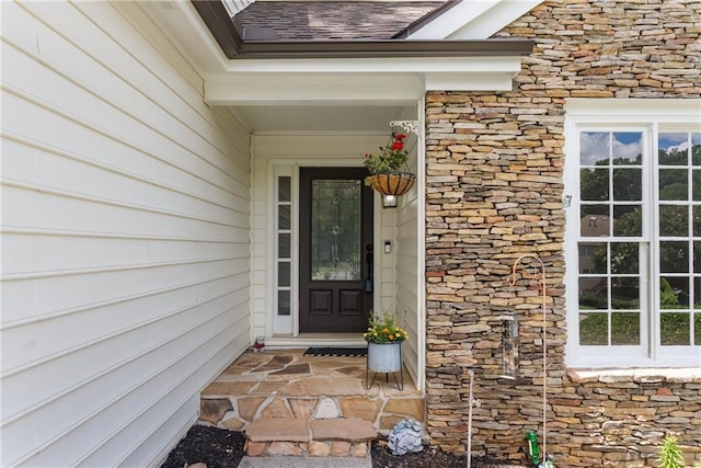 4816 Morning Chase NW, Acworth, GA 30102 - view of exterior entry with stone siding