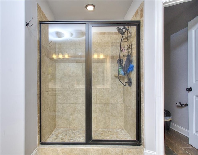116 Chorley Run, Ellenwood, GA 30294 - full bath with a stall shower and baseboards