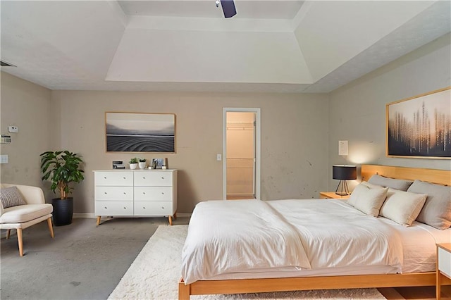 1615 Burnt Oak Way, Dacula, GA 30019 - bedroom featuring a raised ceiling, carpet floors, and a ceiling fan