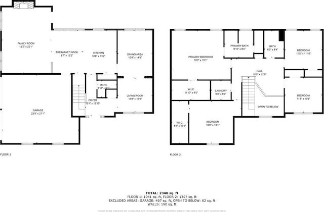 1615 Burnt Oak Way, Dacula, GA 30019 - view of property floor plan