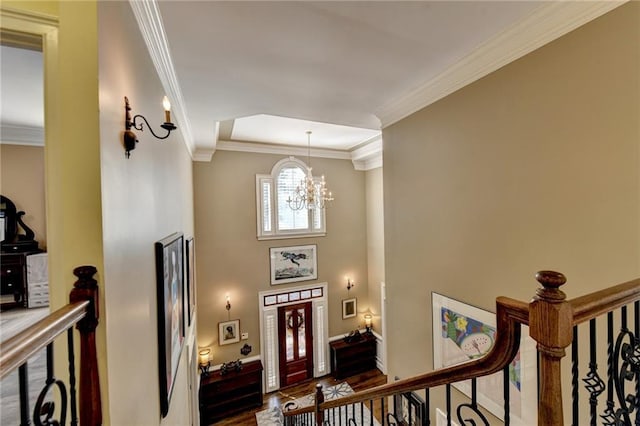 bedroom featuring ceiling fan, light hardwood / wood-style floors, and crown molding