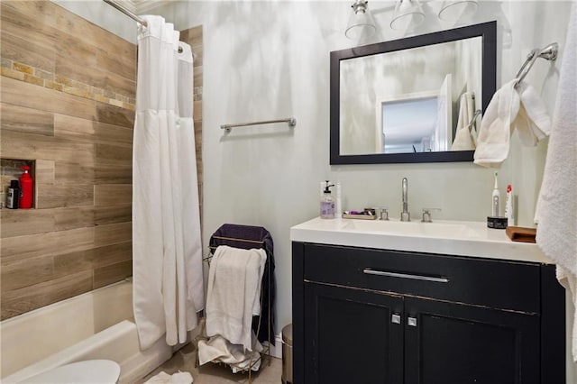 1192 Eastridge Rd SW, Atlanta, GA 30311 - bathroom with shower / tub combo and vanity