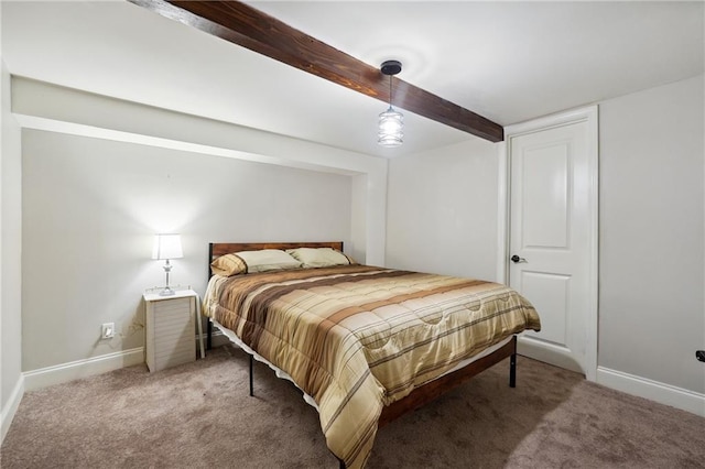1192 Eastridge Rd SW, Atlanta, GA 30311 - carpeted bedroom with beam ceiling