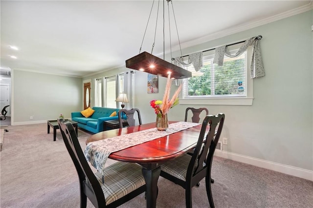 1192 Eastridge Rd SW, Atlanta, GA 30311 - dining space with crown molding and light carpet