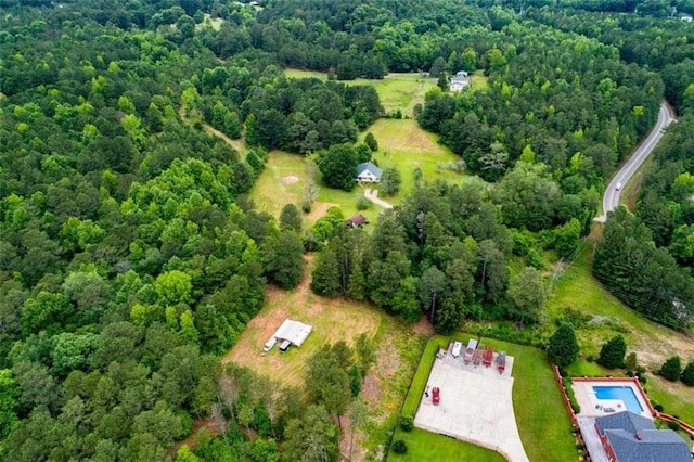 aerial view with a view of trees