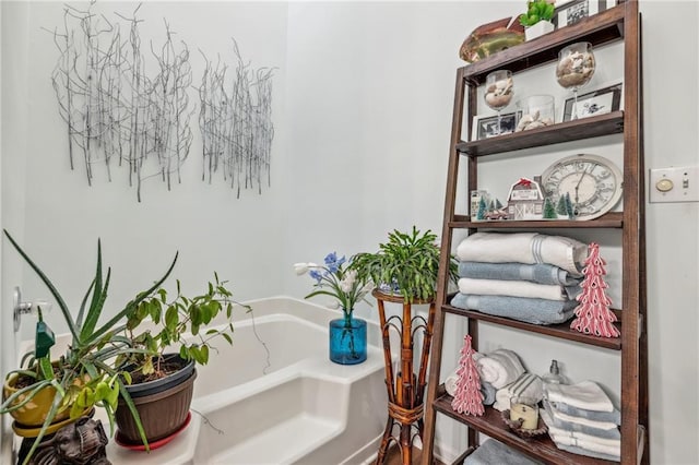 bathroom featuring a bathing tub