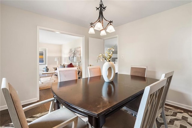 3131 Garden Lane Dr, Marietta, GA 30062 - dining room with wood finished floors and baseboards
