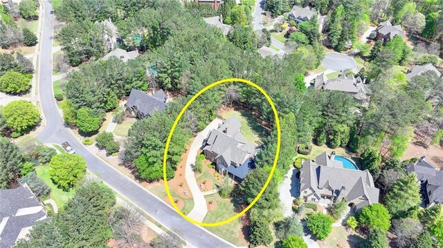4505 Whitestone Way, Suwanee, GA 30024 - birds eye view of property with a residential view
