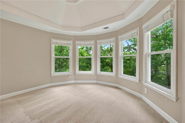 4910 Aldbury Ln, Suwanee, GA 30024 - spare room with healthy amount of natural light, carpet, baseboards, and ornamental molding
