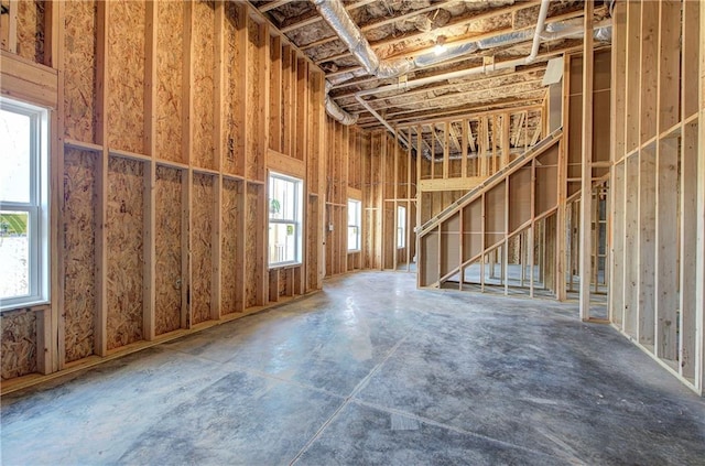 misc room featuring concrete flooring