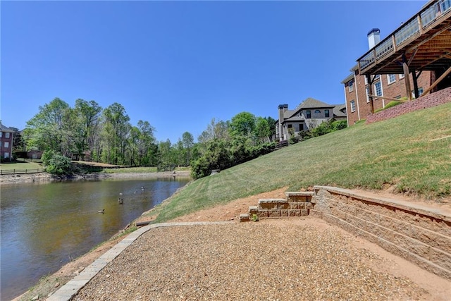 870 Longstone Lndg, Alpharetta, GA 30022 - view of green lawn featuring a water view