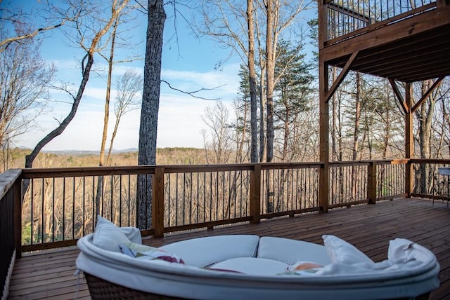 6 Huntington Pl, Dahlonega, GA 30533 - view of wooden deck