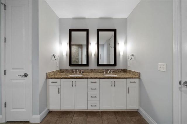 270 17th St NW Unit 2210, Atlanta, GA 30363 - full bathroom with double vanity and baseboards