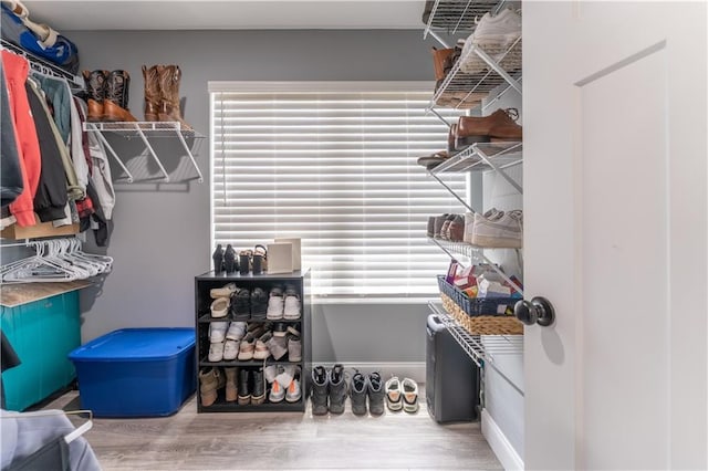 250 Silas Rd, Dahlonega, GA 30533 - walk in closet featuring wood finished floors