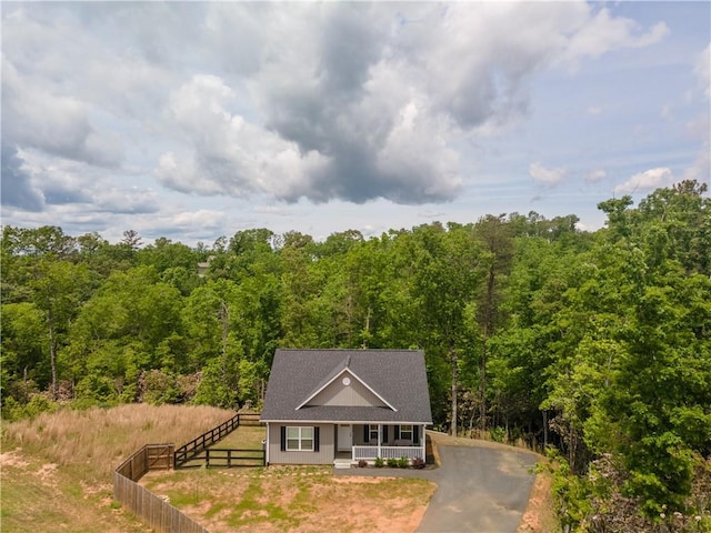 250 Silas Rd, Dahlonega, GA 30533 - view from above of property featuring a forest