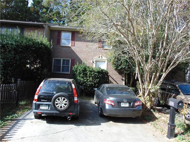 view of front of home