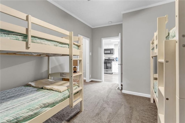 4481 Mclain Cir, Acworth, GA 30101 - carpeted bedroom with baseboards and ornamental molding