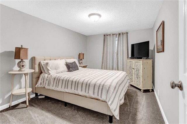 4481 Mclain Cir, Acworth, GA 30101 - carpeted bedroom with baseboards and a textured ceiling