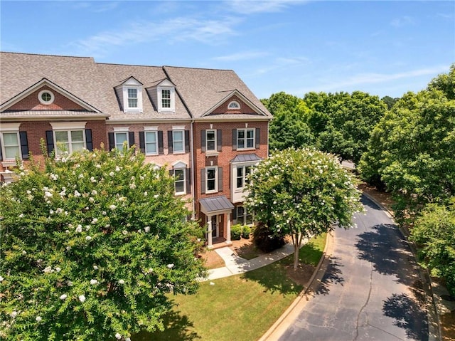 11271 Calypso Dr, Alpharetta, GA 30009 - view of property featuring brick siding