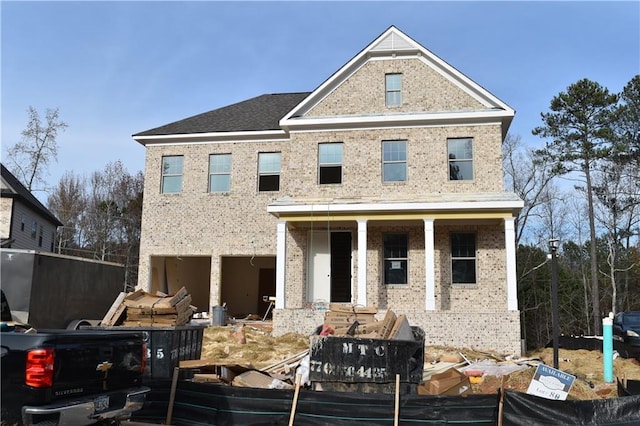 view of front facade with a porch