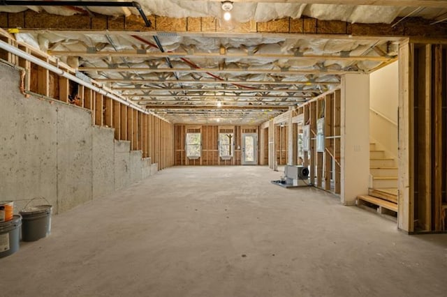 misc room featuring concrete flooring