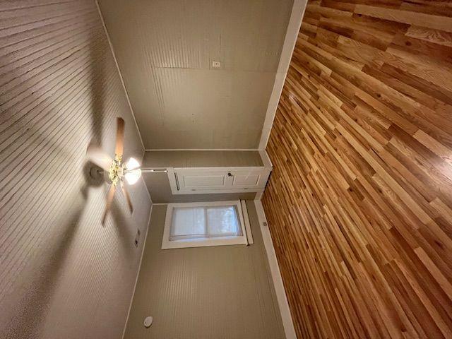 empty room featuring light hardwood / wood-style floors