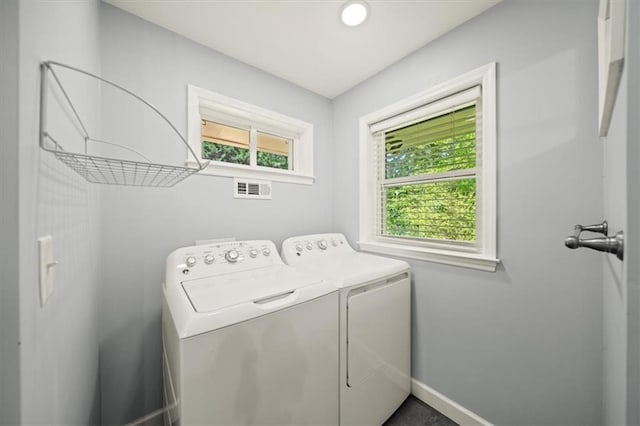 2100 Shady Ln, Tucker, GA 30084 - laundry room featuring washing machine and clothes dryer and baseboards
