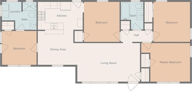 2100 Shady Ln, Tucker, GA 30084 - floor plan / room layout