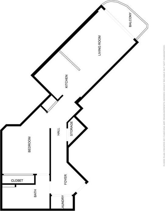 400 W Peachtree St NW Unit 3216, Atlanta, GA 30308 - view of property floor plan