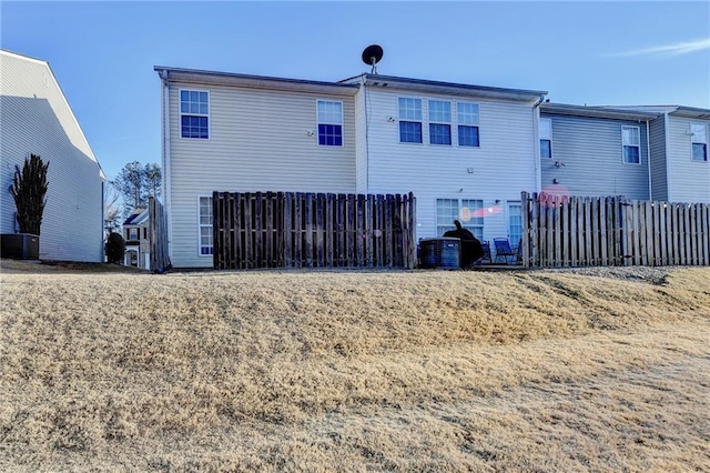 view of back of property