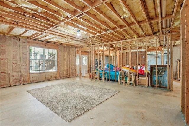 misc room featuring concrete flooring