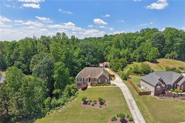 aerial view of property and surrounding area