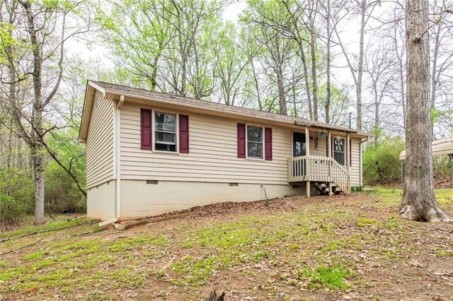 57 George Byrom Rd, Newnan, GA 30263 - ranch-style home with crawl space