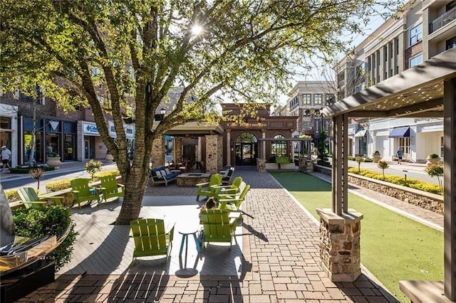 1210 Mayfield Rd, Milton, GA 30009 - view of community with a bocce ball area