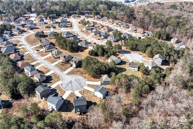 birds eye view of property featuring a residential view