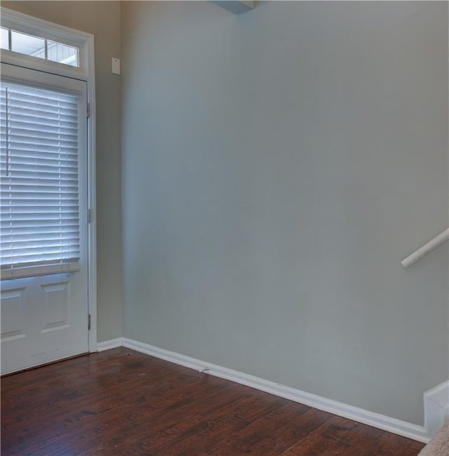 922 Gardenia Curv, Canton, GA 30114 - spare room with baseboards and dark wood-style floors