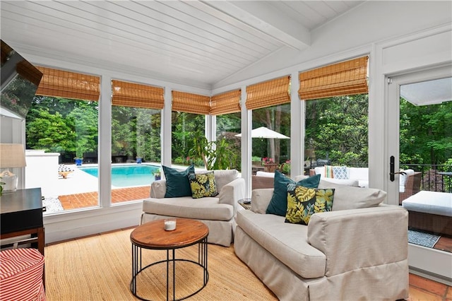 5545 Cross Gate Ct, Atlanta, GA 30327 - sunroom / solarium with an outdoor living space and healthy amount of natural light
