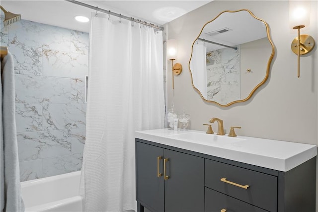 5545 Cross Gate Ct, Atlanta, GA 30327 - full bath with vanity and shower / tub combo