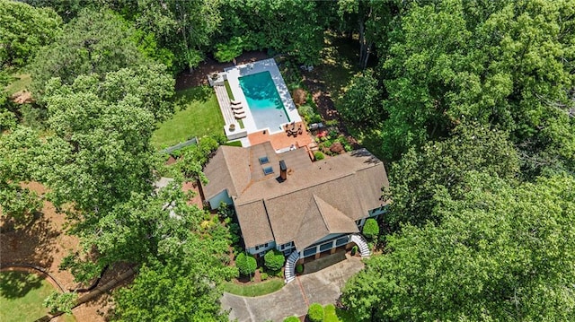 5545 Cross Gate Ct, Atlanta, GA 30327 - aerial view of property and surrounding area with a pool