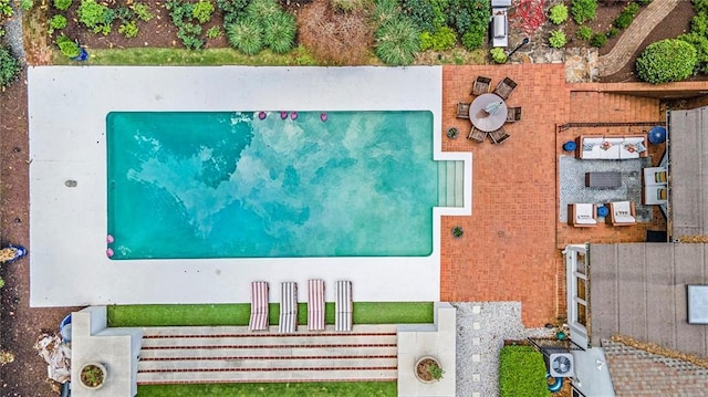 5545 Cross Gate Ct, Atlanta, GA 30327 - bird's eye view of a pool area