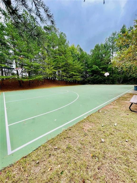 306 Mountain Laurel Walk, Canton, GA 30114 - view of basketball court featuring community basketball court and a lawn