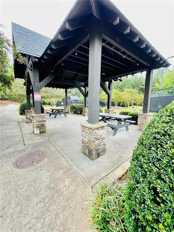 306 Mountain Laurel Walk, Canton, GA 30114 - view of patio with a gazebo